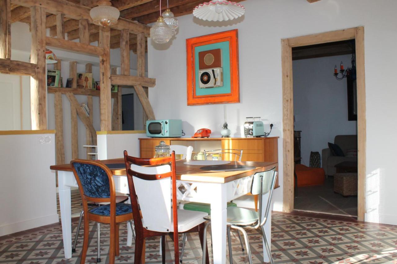 La Ferme De Mon Enfance Villa Villechétif Eksteriør billede