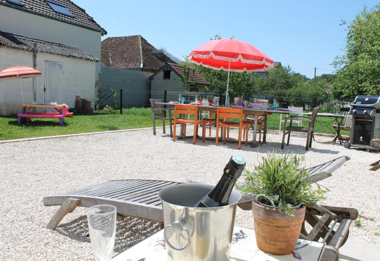 La Ferme De Mon Enfance Villa Villechétif Eksteriør billede